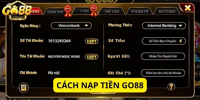 Nạp Tiền Go88